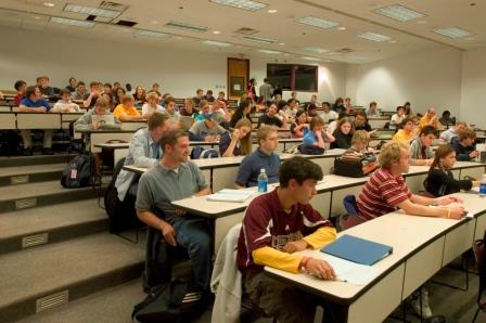 photo of classroom at U of M.